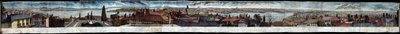 Panorama of Constantinople as viewed from the Swedish Palace in 1740 by Philipp Ferdinand von Gudenus